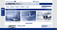 Desktop Screenshot of eagleburgmann.com